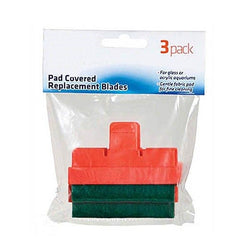 Resun Deluxe Scraper Pad Covered Replacement Blades 3pk-1