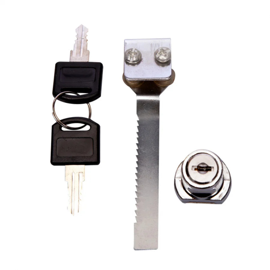 Reptile One Enclosure Lock Glass For Sliding Door W Key Lg 100mm-1