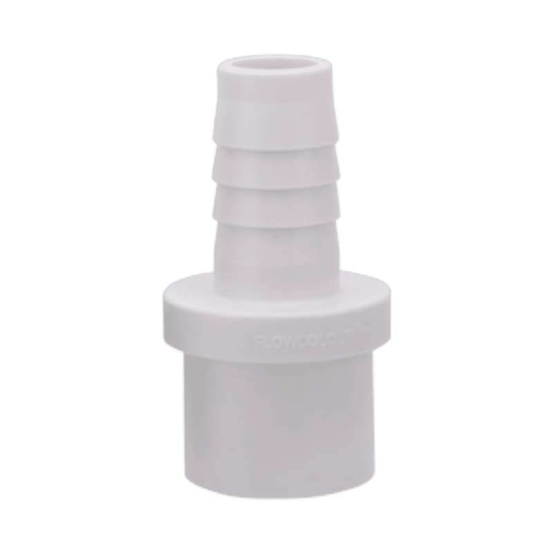White DIN PVC to Soft Tube Connector-1
