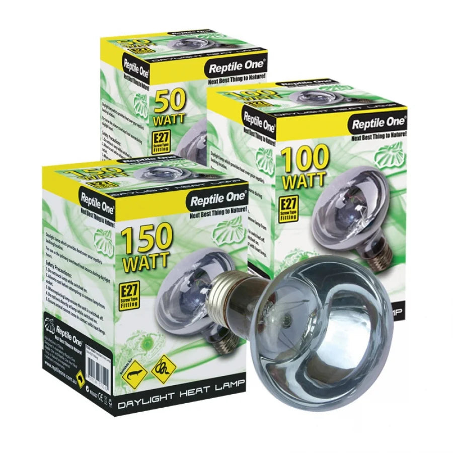 Reptile One Daylight Heat Lamp 50w E27 Screw Fitting-1