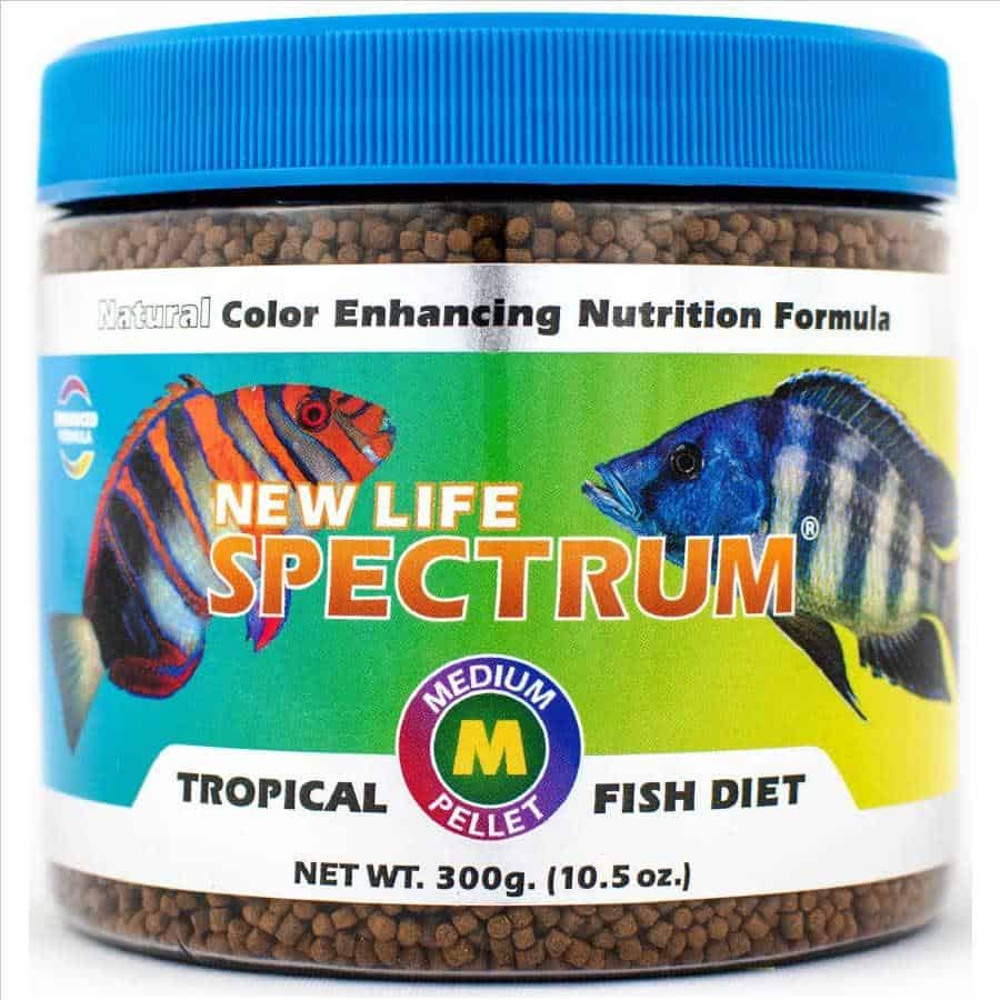 New Life Spectrum Medium Tropical Fish Diet 300g - Sinking Pellet 2-2.5mm-1