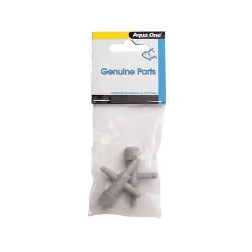 Aqua One Air Line T Control Valve 2pk-1