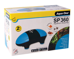 SP 360 Twin Outlet Air Pump 2 X 180L/HR-1