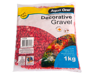 Decorative Gravel 1kg Scarlet Red 7mm