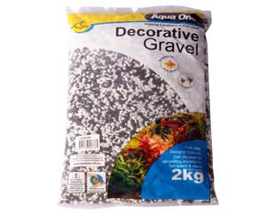 Decorative Gravel 2kg Mixed White Black 2mm-1