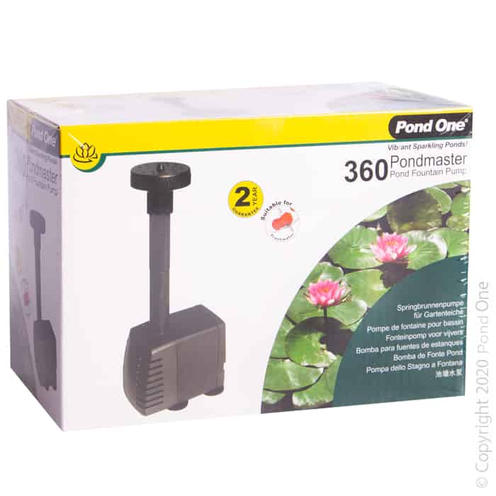 Pond One Pondmaster 360 Fountain Pump 600LH 0.85m Mh h-1