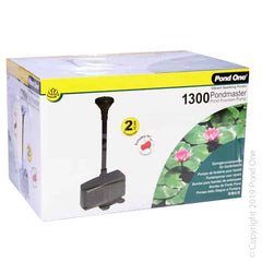 Pond One Pondmaster 1300 Fountain Pump 1100LH 1.4m Mh h head height-1