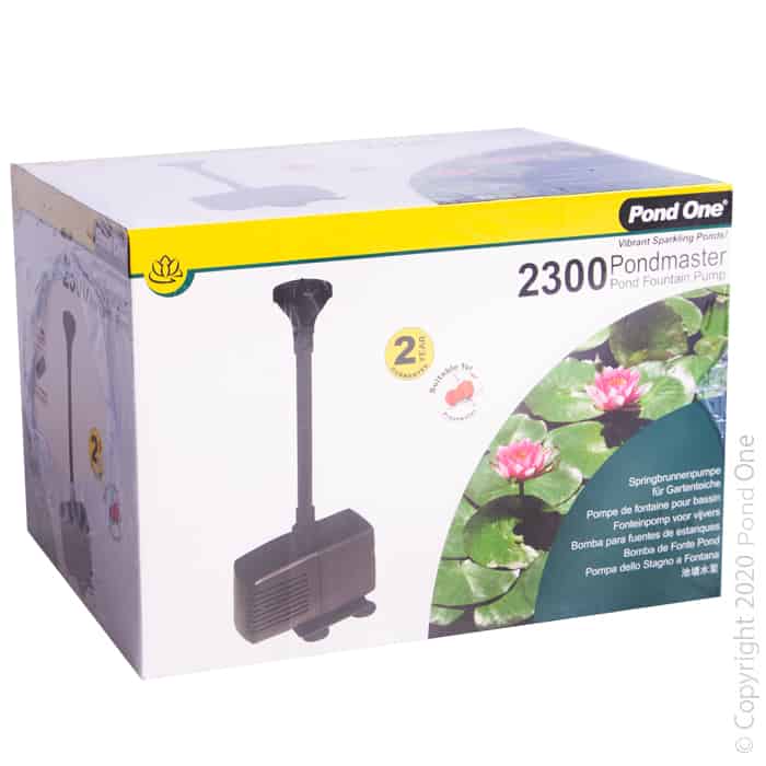 Pond One Pondmaster 2300 Fountain Pump 2200LH 2.2m Mh H head height-1