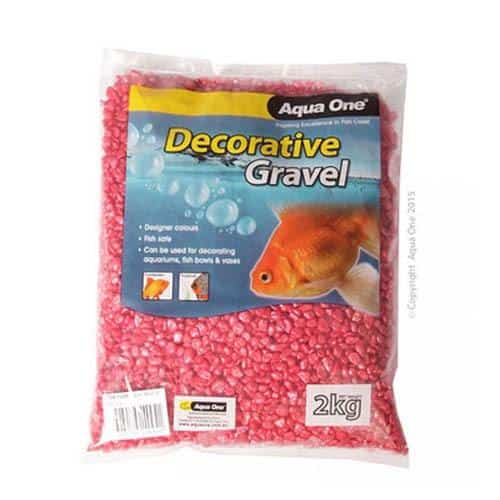 Aqua One Gravel Metallic Red 2kg-1