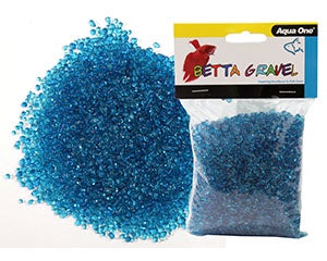 Aqua One Betta Gravel Glass Blue 350g