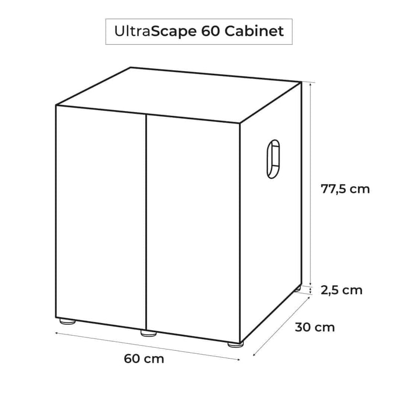 Aquael Ultrascape 60 Snow Cabinet-2