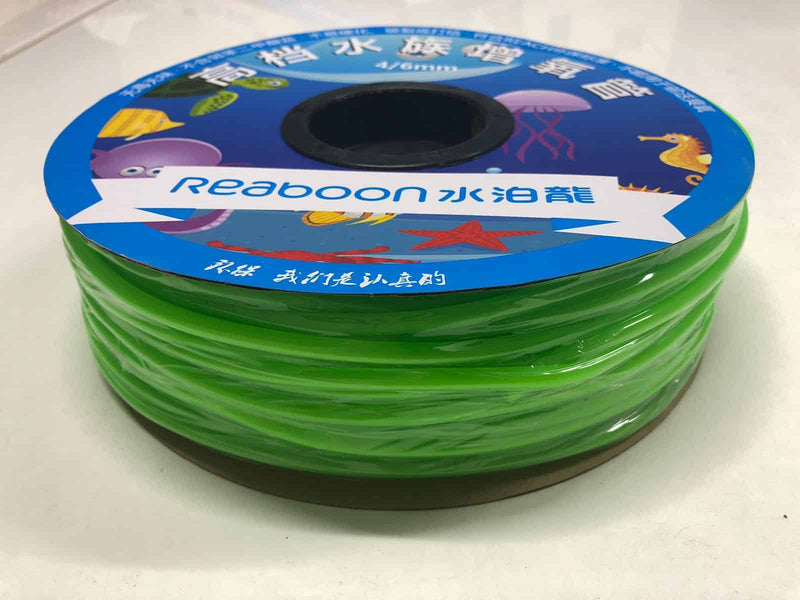 Silicone Airline Tubing Fluro Green-1