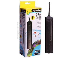 Aqua One 25w Nano Plastic Preset Heater-1