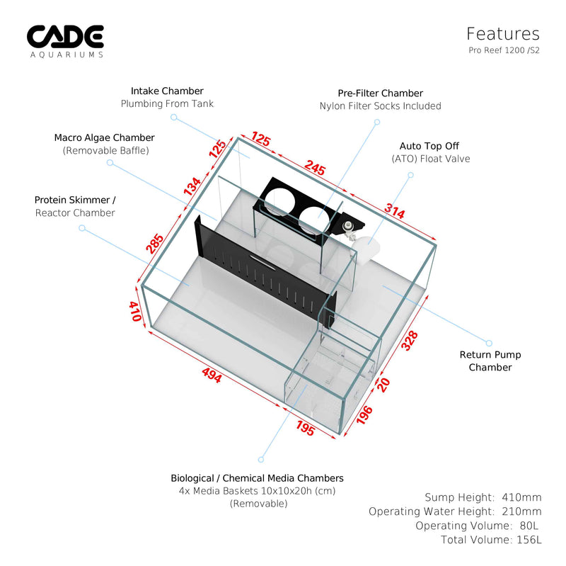CADE PRO REEF S2 1200-16