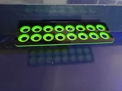 16 Hole Frag Rack Black-Neon Green-1