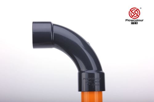 Grey DIN 90 Degree Crescent Moon Elbow-1