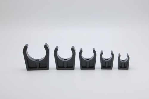 Grey DIN Pipe Clip