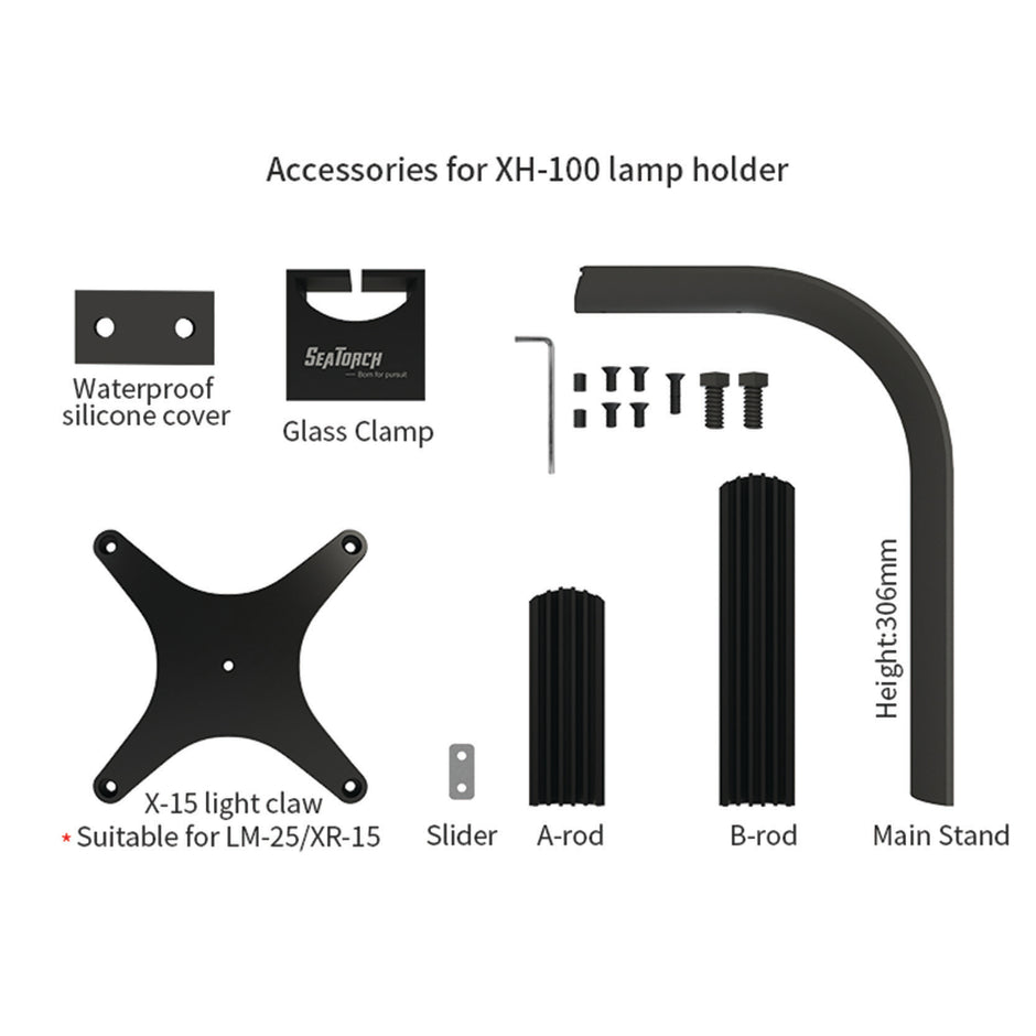 SeaTorch LM15, LM25 Mounting Arm, 30cm height-1