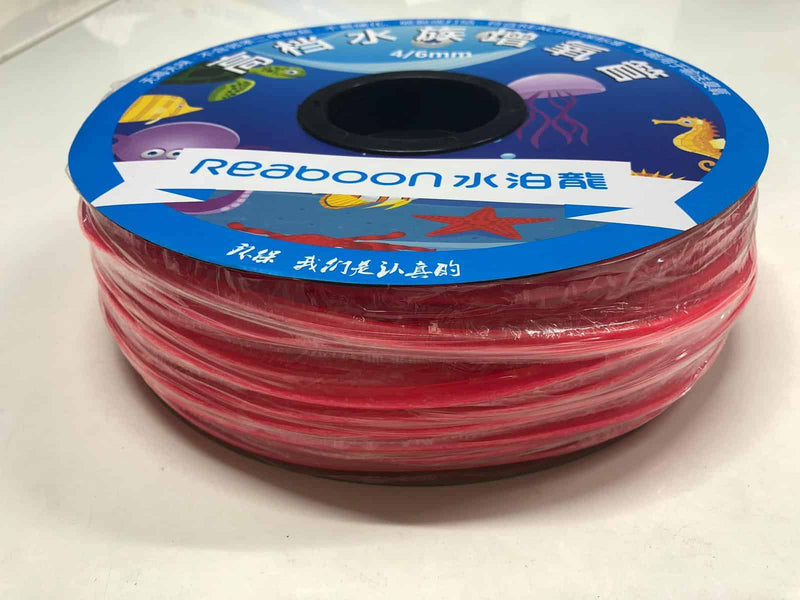 Silicone Airline Tubing Fluro Red-1