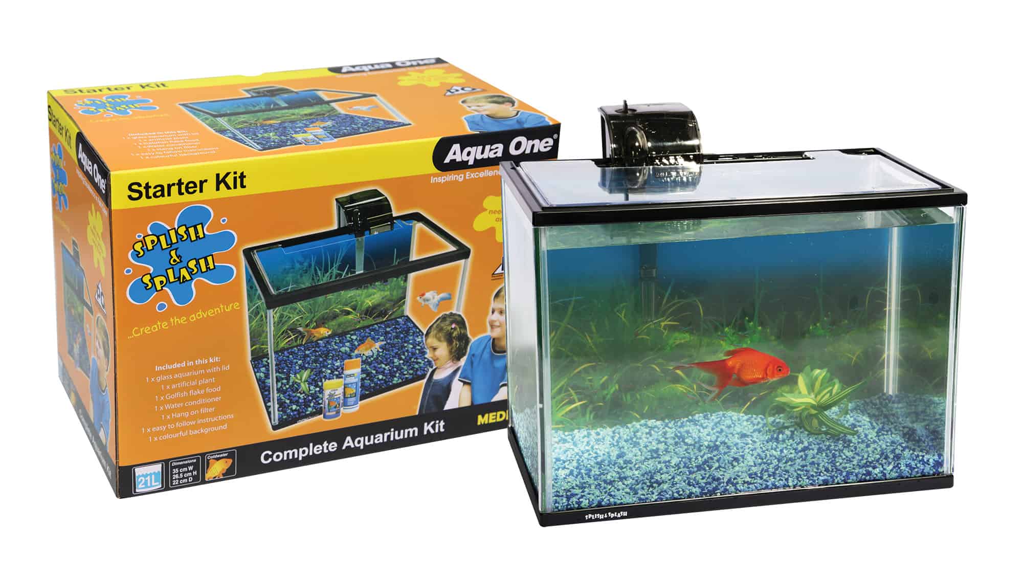 Splish & Splash Starter Kit Med 21L Glass