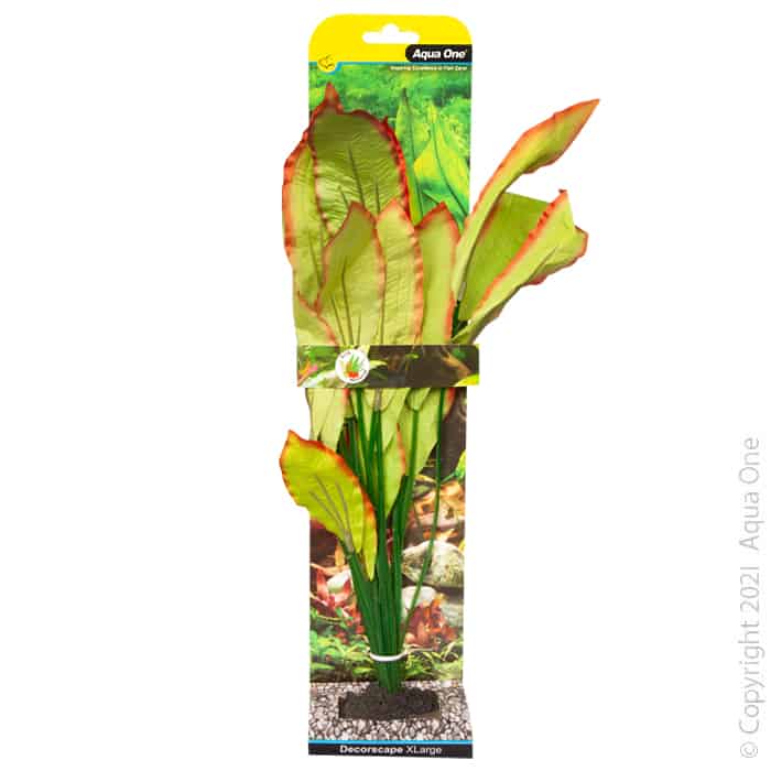 Silk Plant Amazon Red Green XL-1