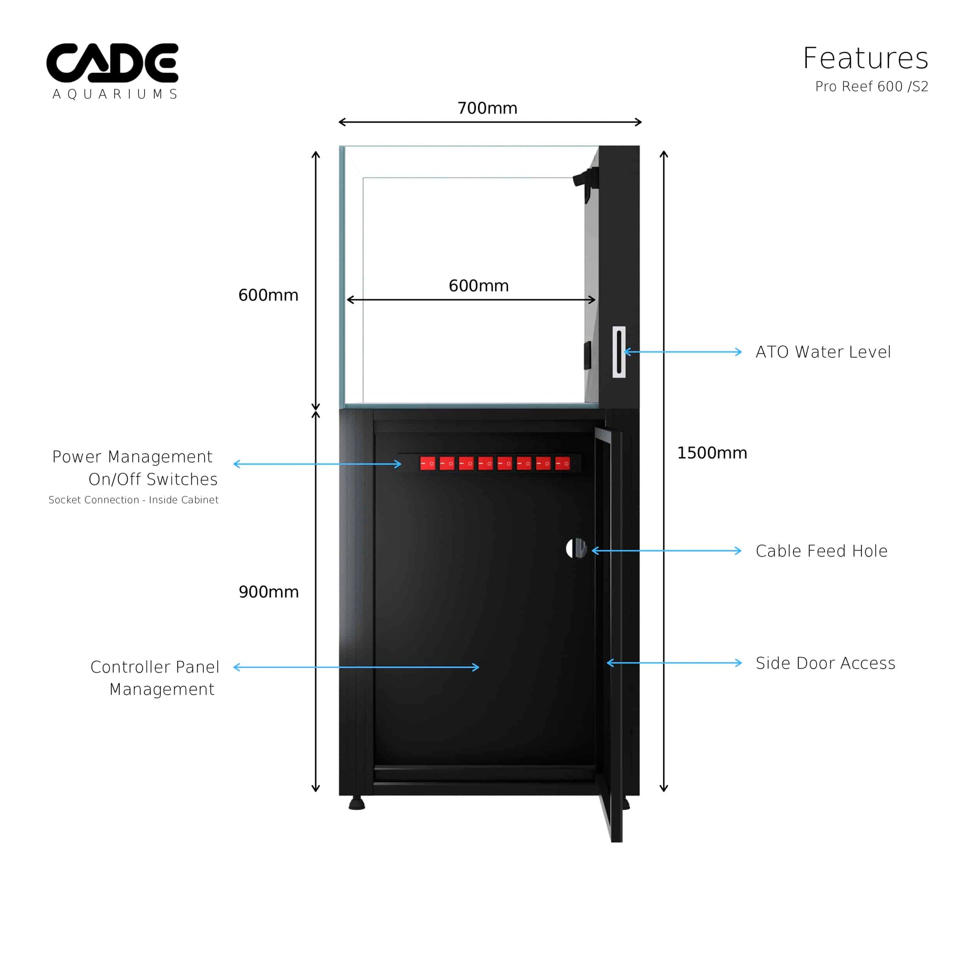 CADE PRO REEF S2 600-12