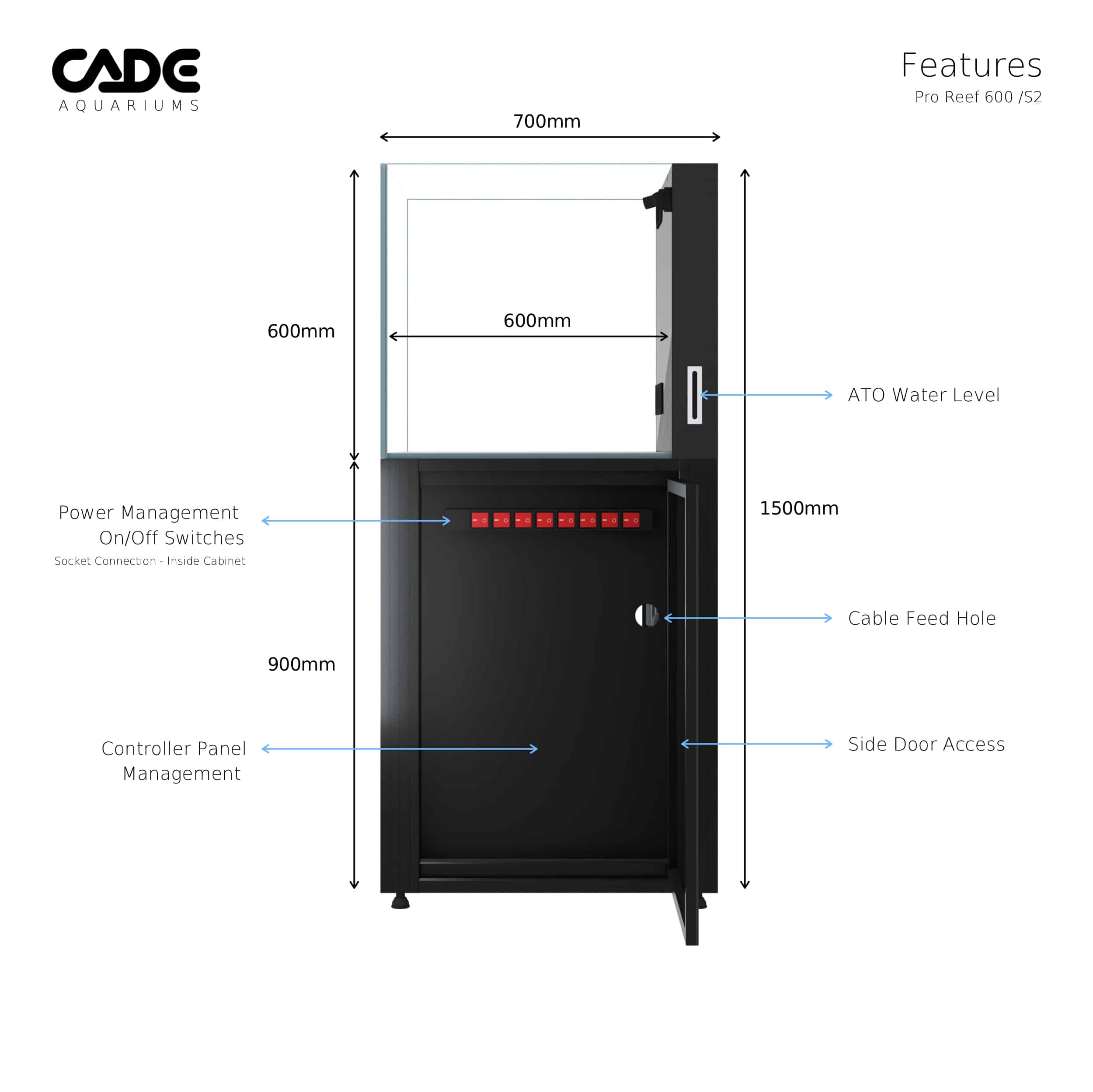 CADE PRO REEF S2 600-12