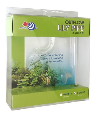 Easy Aqua Glass Lily Pipe Outflow 17mm-1