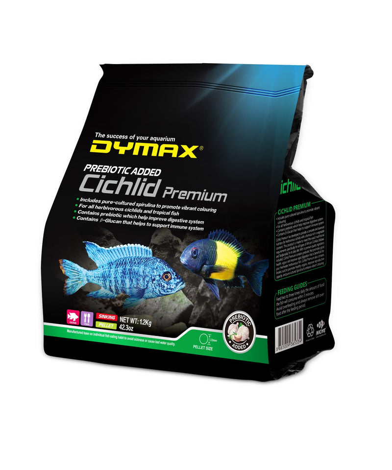 Dymax Cichlid Premium 1.2kg Sinking Pellet (2.0mm)-1