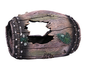 Ornament Barrel Lg W/holes & Studs 27x22x29cm-1