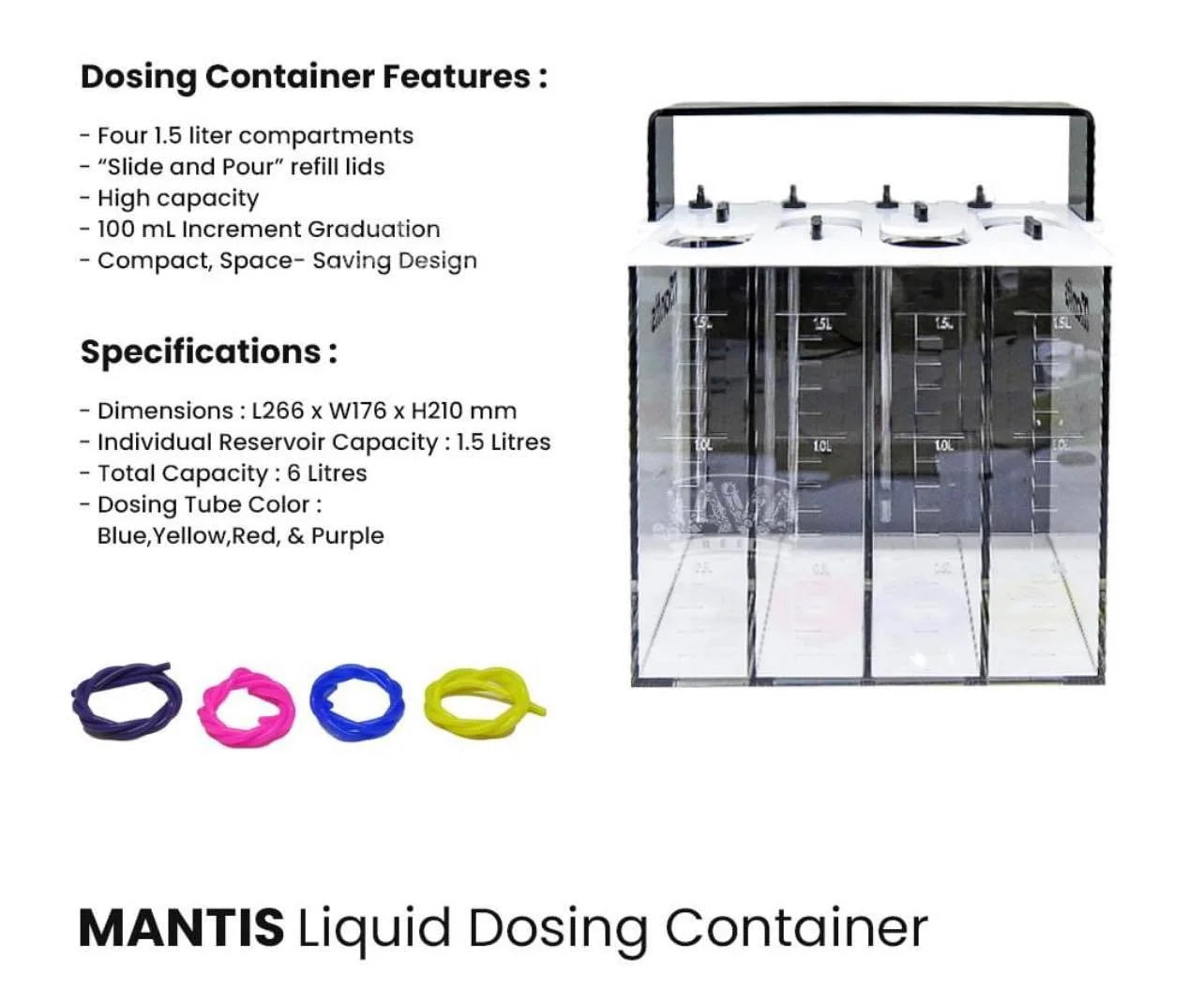 Mantis Dosing Container - 6L