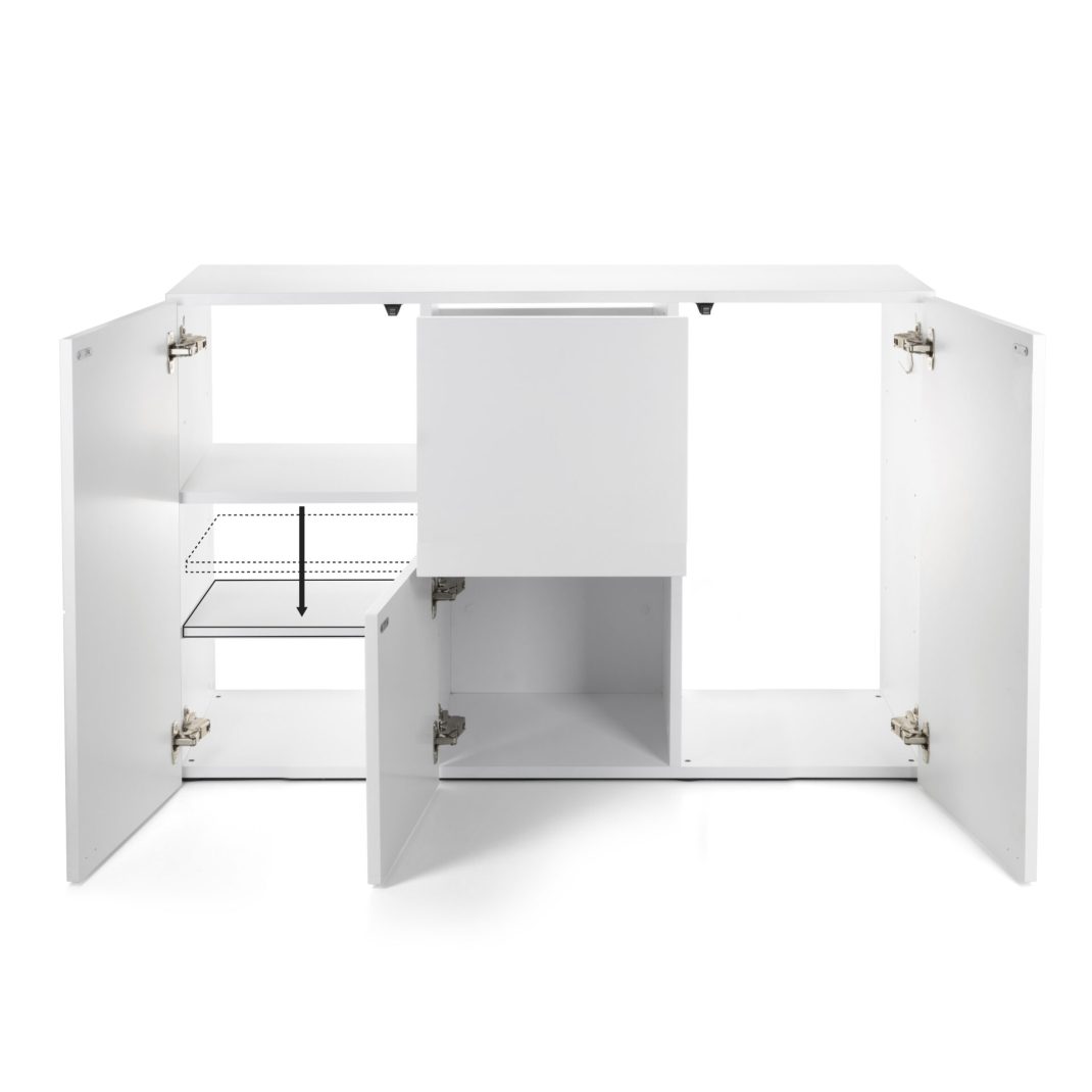 Aquael Premium 120 White Cabinet