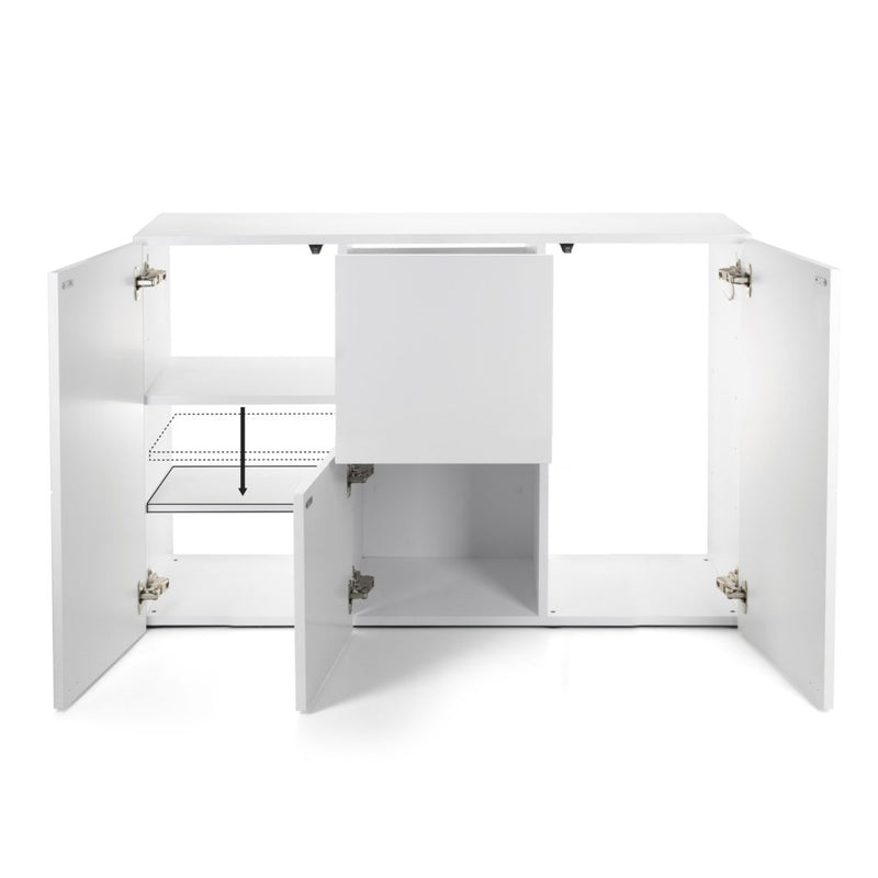 Aquael Premium 120 White Cabinet-1