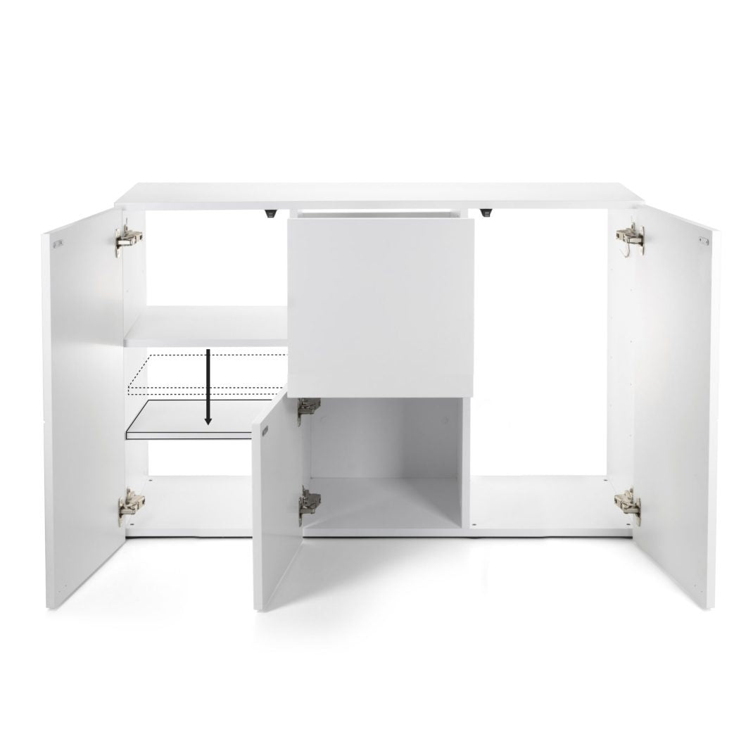 Aquael Premium 120 White Cabinet-1