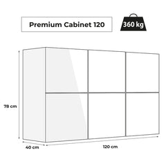 Aquael Premium 120 White Cabinet-3