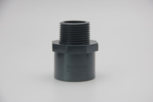 Grey DIN Male threaded Coupling