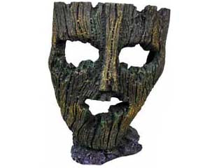 Ornament Ruined Mask Lg 18x14x24.5cm-1