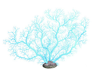 Copi Coral Fan Coral Blue 42.5x9.5x34.5cmh-1