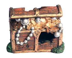 Ornament Mini Treasure Chest 7.5x4.5x6cmH