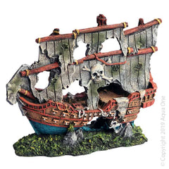 Ornament Pirate Ship S 19.5x8x16cmh-1