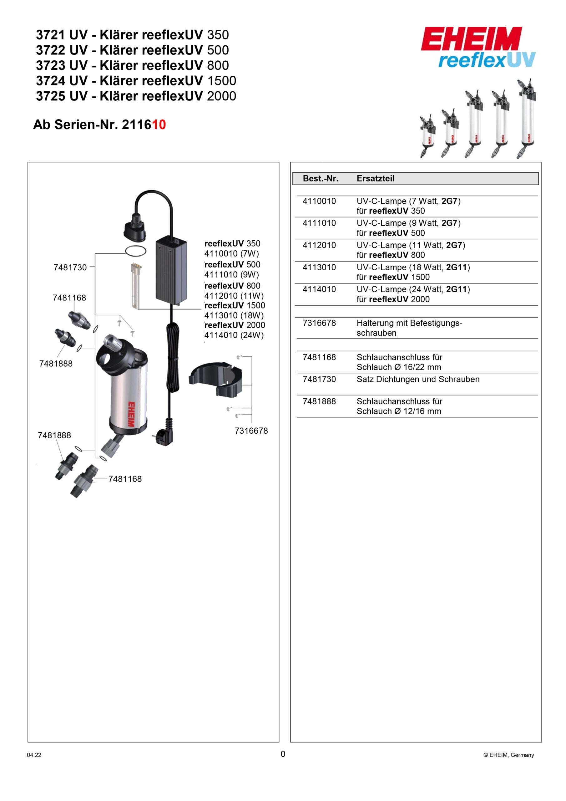 EHEIM reeflexUV+e 800-4