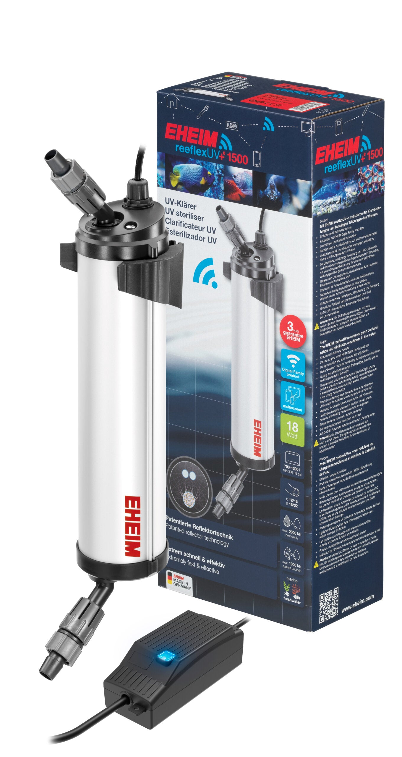 EHEIM reeflexUV+e 1500-1
