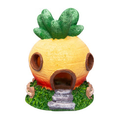 Aqua One Ornament Elf Raddish House 7cm x 7.2 x 9.5cmH-1