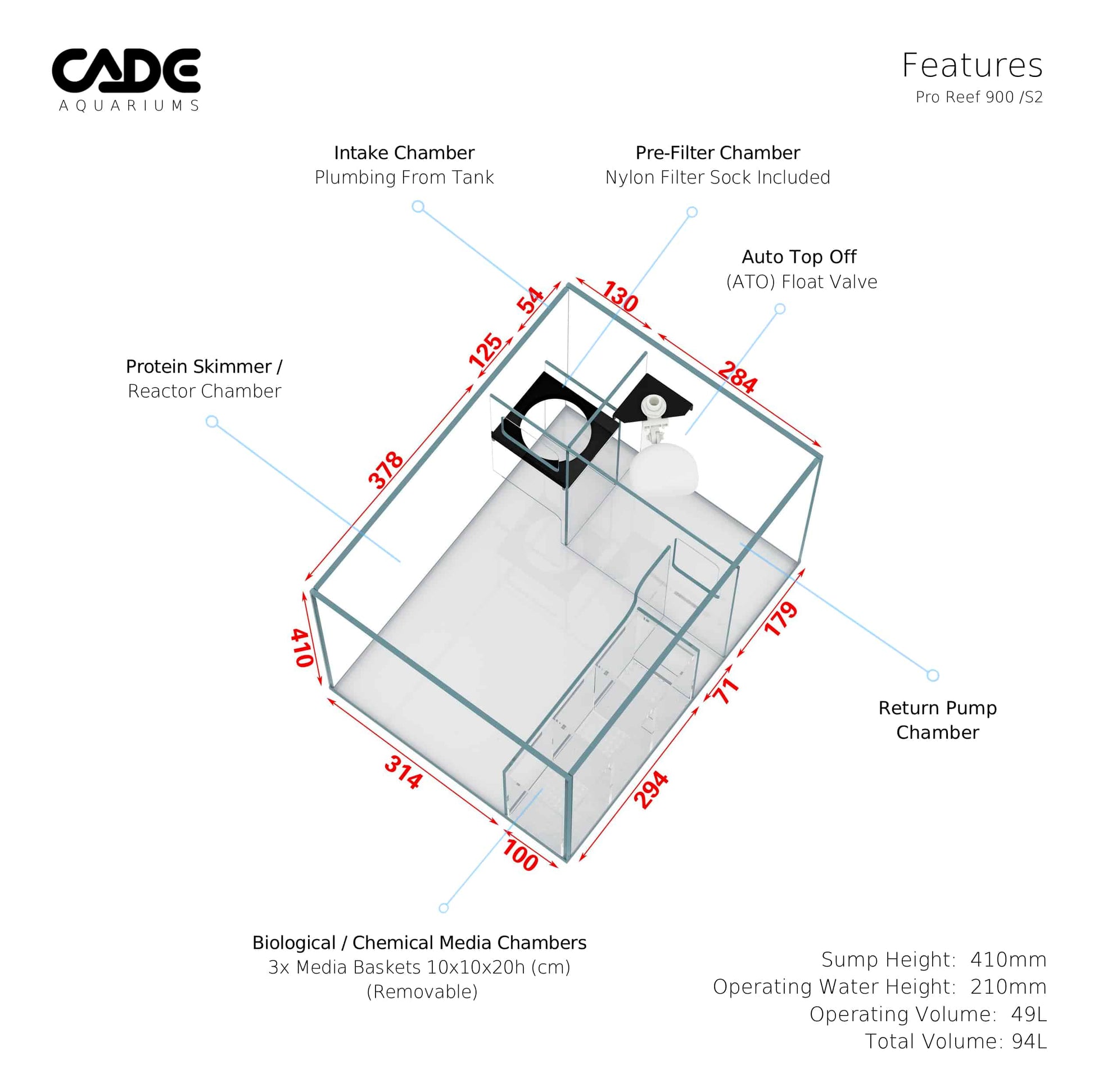 CADE PRO REEF S2 900-13