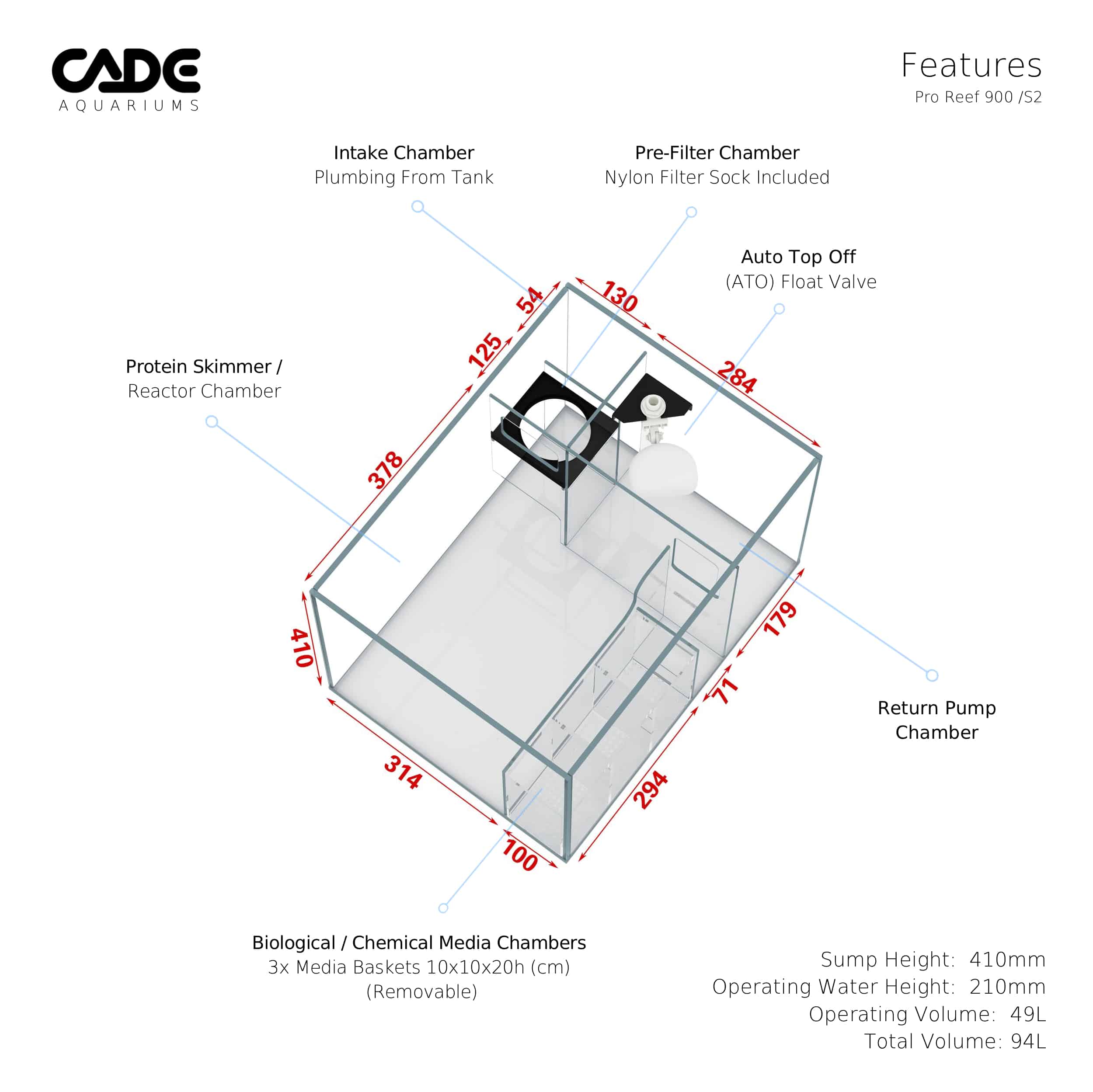 CADE PRO REEF S2 900-13