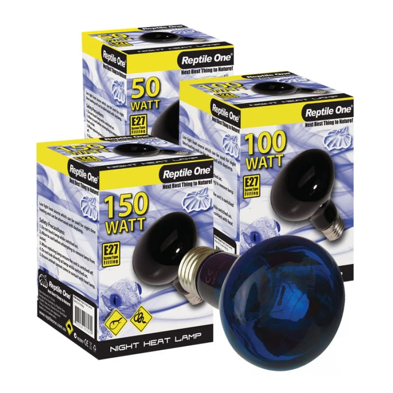 Reptile One Night Heat Lamp 150w E27 Screw Fitting-1