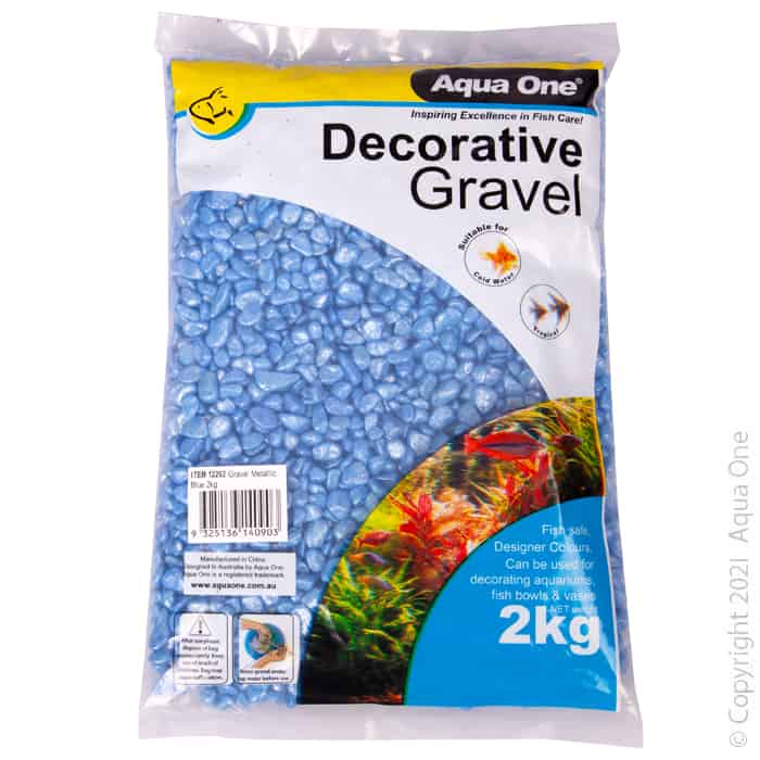Aqua One Gravel Metallic Blue 2kg-1