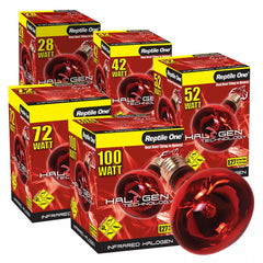 Reptile One Halogen Heat Lamp Infrared 100W Eqv 130w E27 Fitting-1