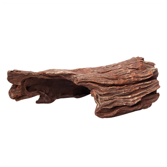 Reptile Ornament Wood Shelter Hole 27.7x14.5x8.4cmh-1