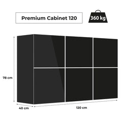Aquael Premium 120 Black Cabinet-5